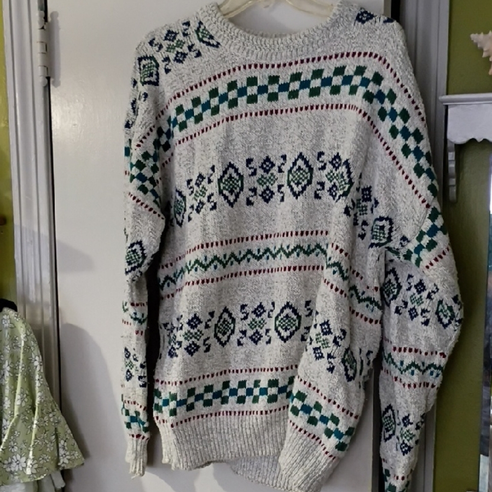 St. John's Bay Multicolor Crewneck Sweater